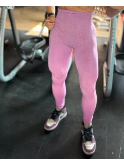 Calça degradê com empina bumbum roxo c/ rosa